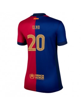 Barcelona Dani Olmo #20 Replika Hemmakläder Dam 2024-25 Kortärmad